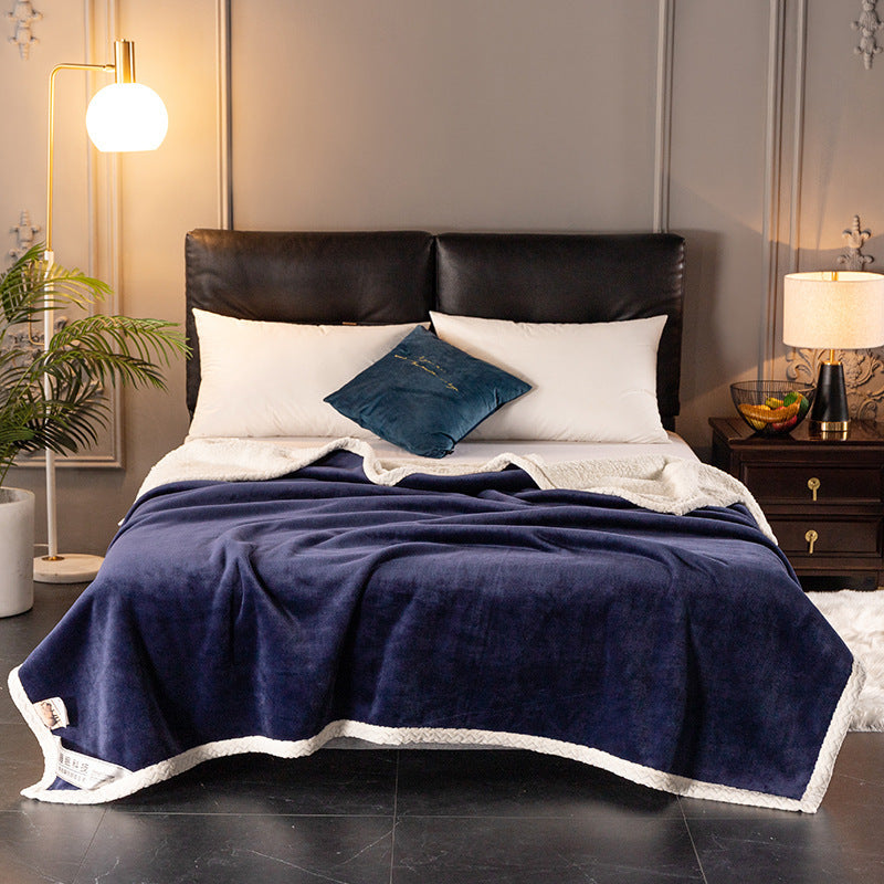 Double Fleece Blanket – Ultra-Thick, Soft & Warm Winter Throw for Bed & Sofa