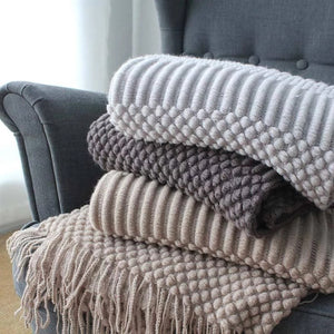 Small Nap Blanket – Soft, Lightweight Cozy Throw for Travel, Office & Home