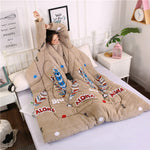 Winter Lazy Quilt with Sleeves – Wearable Blanket for Warmth, Comfort & Free Movement