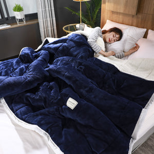 Luxury Fleece Blankets & Throws – Thick, Super Soft Winter Blanket for Bed & Sofa