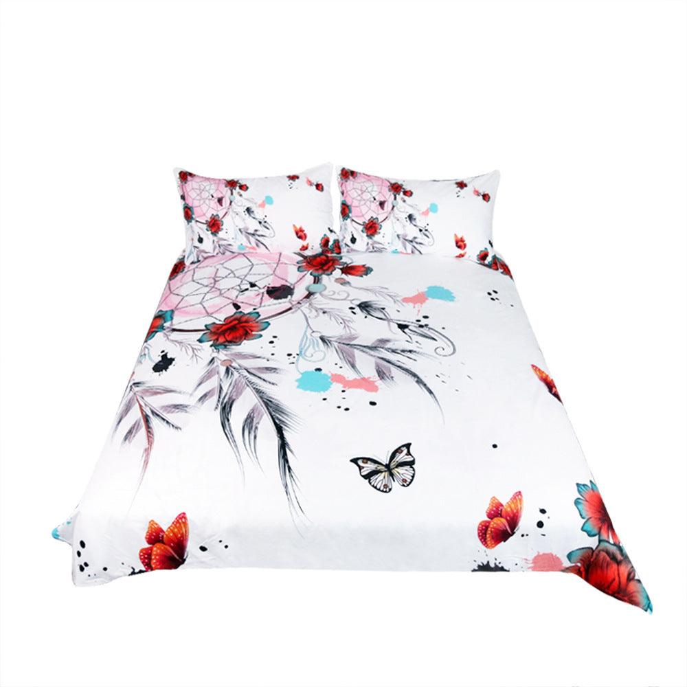 Flying Dream Catcher Four-Piece Bedding Set – Stylish, Cozy & Decorative Home Textile