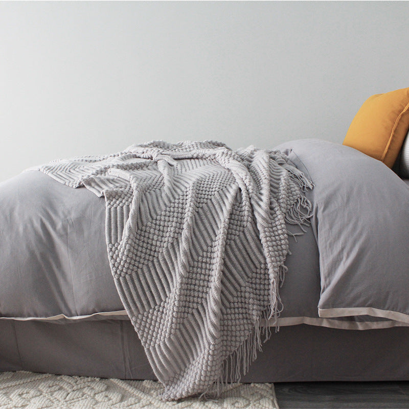 Small Nap Blanket – Soft, Lightweight Cozy Throw for Travel, Office & Home