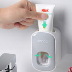 Wall Mounted Automatic Toothpaste Dispenser & Holder – Hands-Free Bathroom Accessories Set