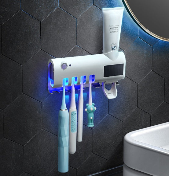 Toothbrush Sterilizer with UV Light – Wall-Mounted Toothbrush Holder & Sanitizer