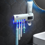 Toothbrush Sterilizer with UV Light – Wall-Mounted Toothbrush Holder & Sanitizer