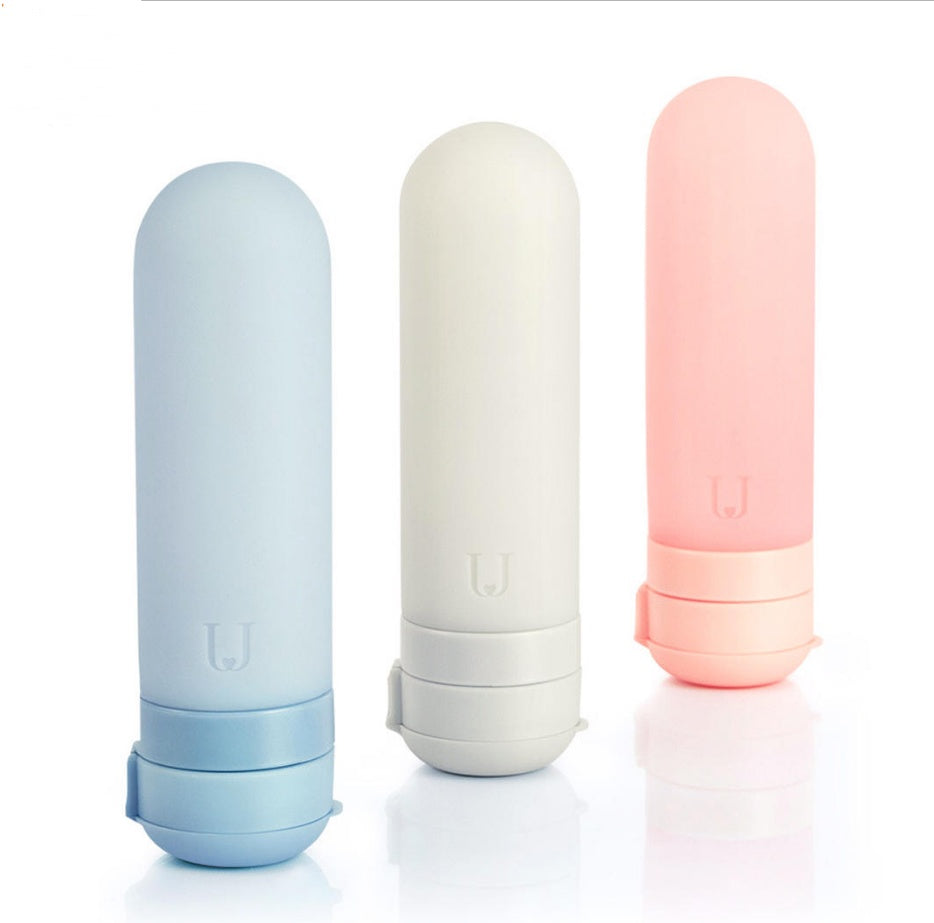 Travel Silicone Cosmetic Bottles – Leakproof Refillable Storage Bottles for Toiletries