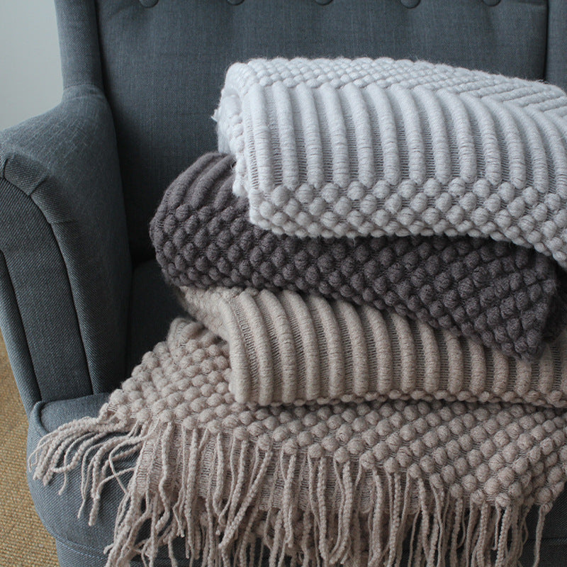 Small Nap Blanket – Soft, Lightweight Cozy Throw for Travel, Office & Home