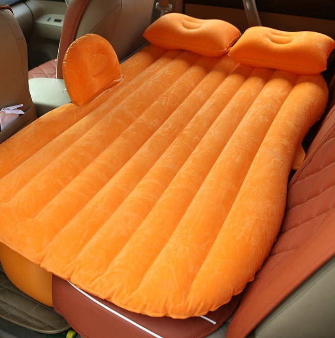 Car Inflatable Bed – Portable Air Mattress for Back Seat Travel, Camping & Road Trips