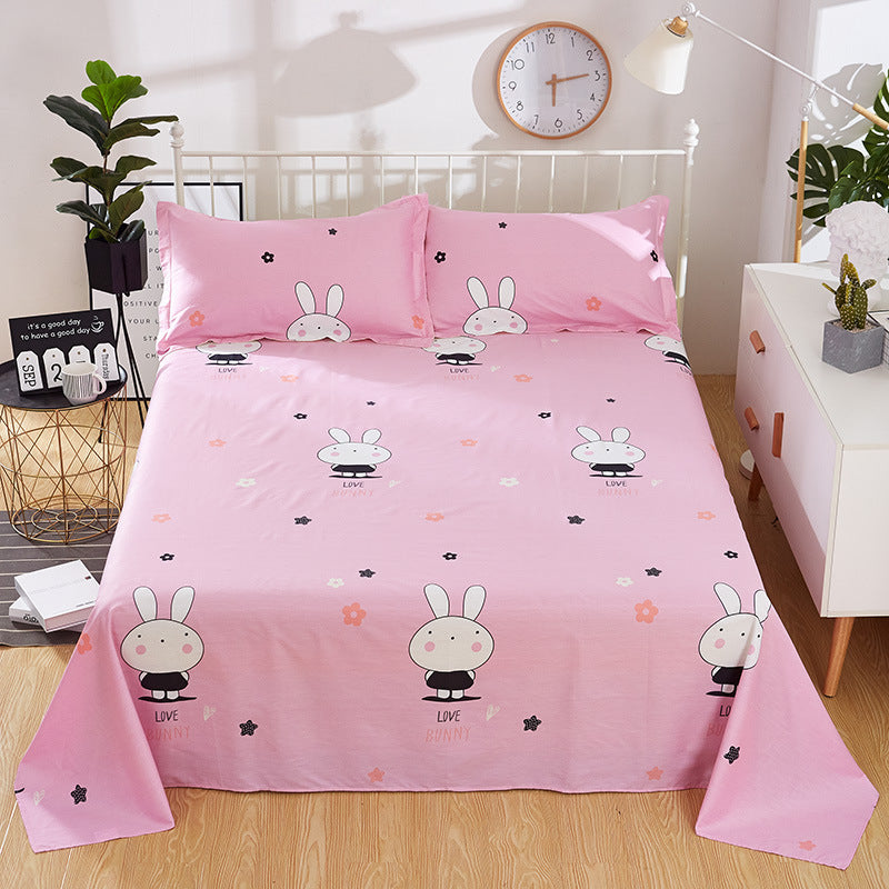 Cartoon Bed Sheet – Single & Double Size Soft, Fun, and Colorful Bedding
