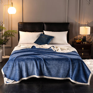 Double Fleece Blanket – Ultra-Thick, Soft & Warm Winter Throw for Bed & Sofa