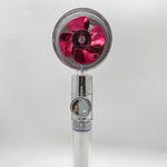 360° Rotating Water-Saving Shower Head – High Pressure ABS Fan Nozzle Rain Spray Bathroom Accessory