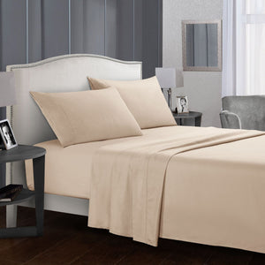 Luxury Four-Piece Bed Sheet Set – Soft, Breathable & Wrinkle-Resistant Bedding