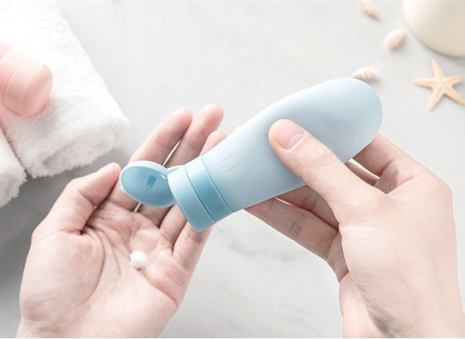 Travel Silicone Cosmetic Bottles – Leakproof Refillable Storage Bottles for Toiletries