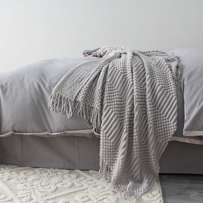 Small Nap Blanket – Soft, Lightweight Cozy Throw for Travel, Office & Home