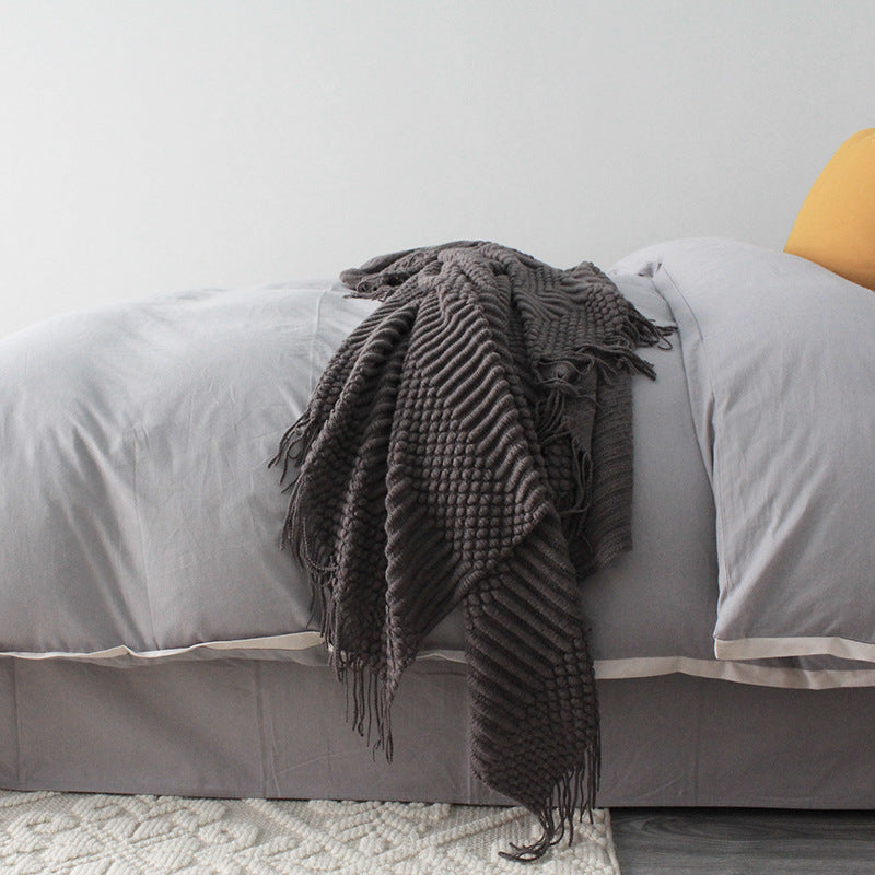 Small Nap Blanket – Soft, Lightweight Cozy Throw for Travel, Office & Home