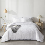 Bohemian Quilt Cover Bedding Set – Ins Boho Craft, 3 or 4 Piece Soft Bed Sheets & Pillowcases
