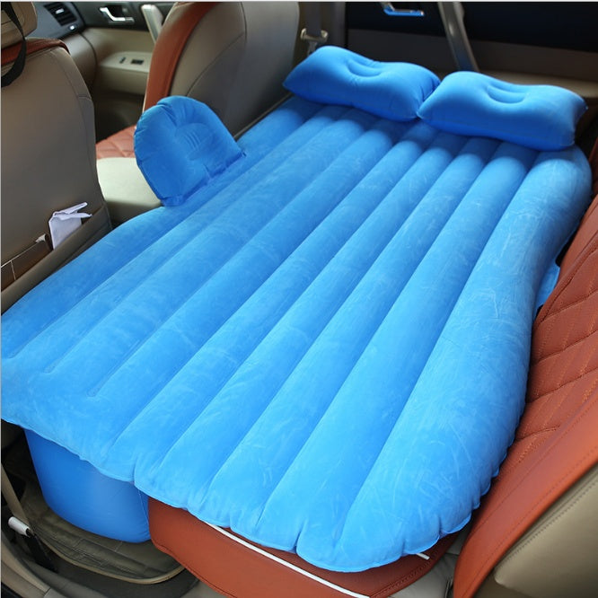 Car Inflatable Bed – Portable Air Mattress for Back Seat Travel, Camping & Road Trips