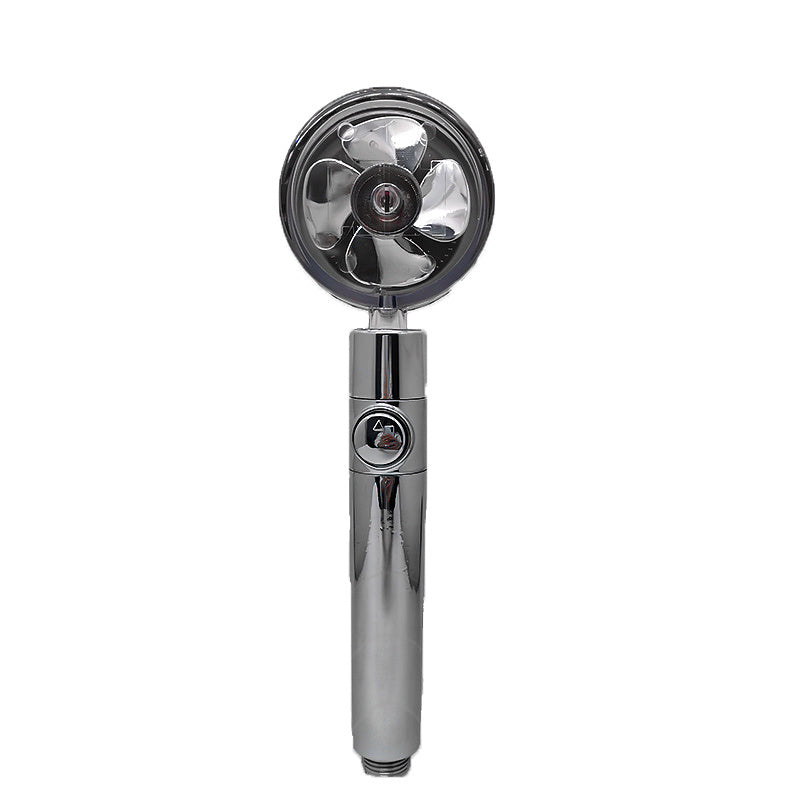 360° Rotating Water-Saving Shower Head – High Pressure ABS Fan Nozzle Rain Spray Bathroom Accessory