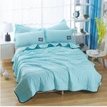 Cooling Summer Quilt – Lightweight, Plain Color Air-Conditioning Blanket for Hot Nights