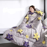 Winter Lazy Quilt with Sleeves – Wearable Blanket for Warmth, Comfort & Free Movement