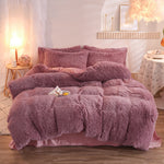 Luxury Thick Fleece Duvet Cover Set – Warm, Plush, Fluffy Bedding for Queen & King Beds