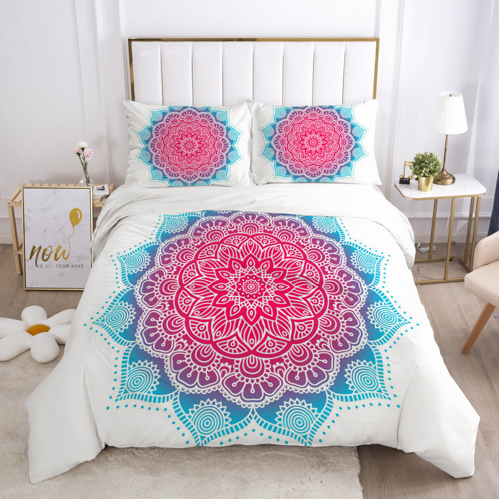 3D Digital Bedding Set – Modern 3D Duvet Cover & Pillowcase Set for Bedroom Makeover