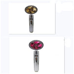 Propeller Driven High Pressure Shower Head – Turbocharged Handheld Nozzle with Stop Button & Cotton Filter