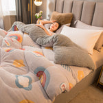 Super Thick Winter Quilt Core – Warm, Cozy & Soft for Single & Double Beds