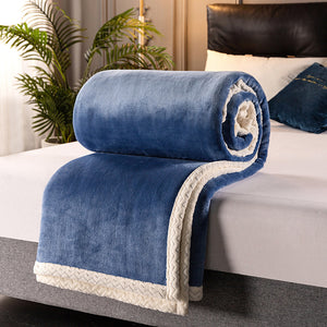 Double Fleece Blanket – Ultra-Thick, Soft & Warm Winter Throw for Bed & Sofa