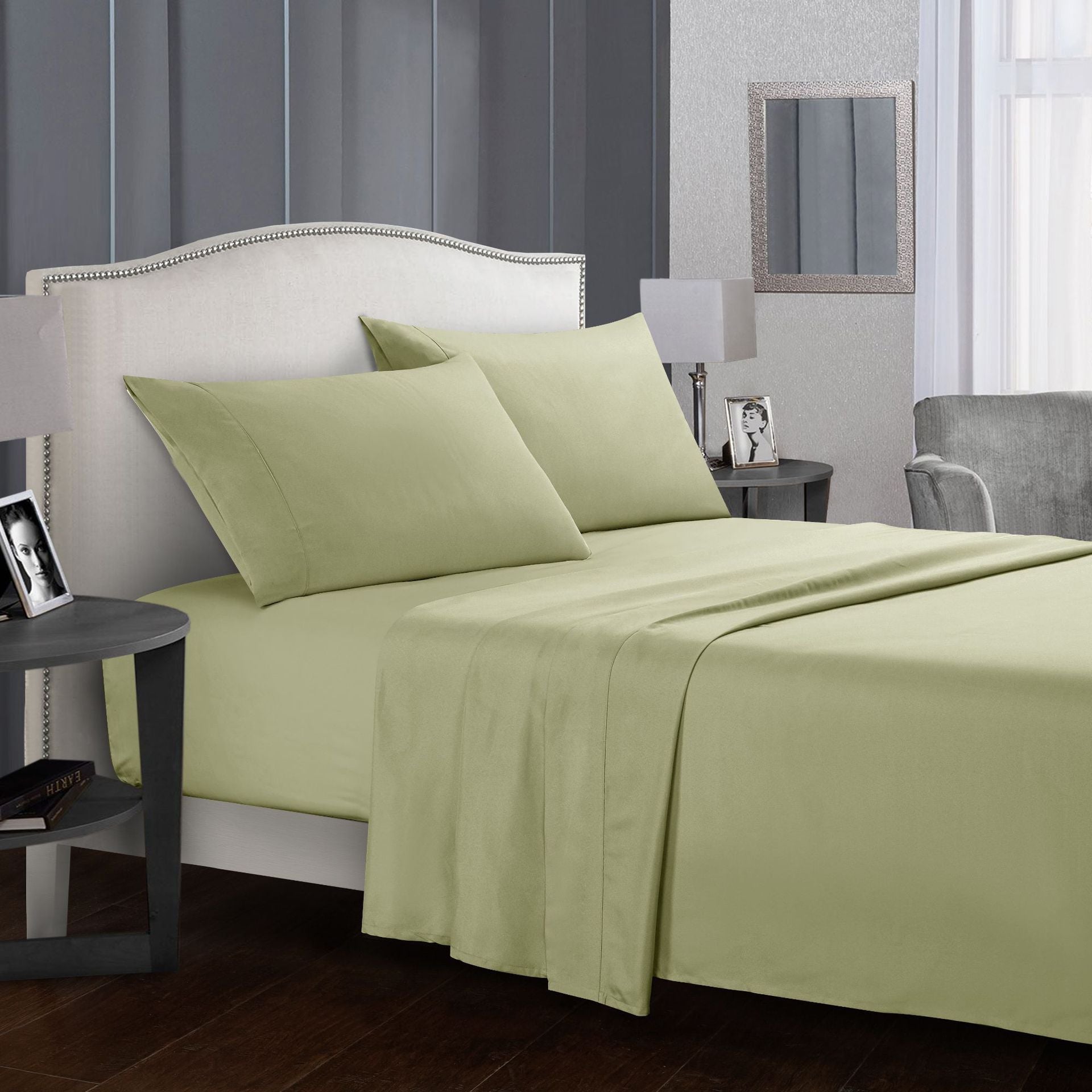 Luxury Four-Piece Bed Sheet Set – Soft, Breathable & Wrinkle-Resistant Bedding