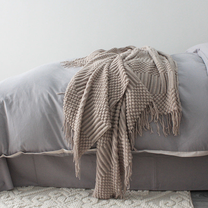 Small Nap Blanket – Soft, Lightweight Cozy Throw for Travel, Office & Home