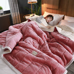 Luxury Fleece Blankets & Throws – Thick, Super Soft Winter Blanket for Bed & Sofa