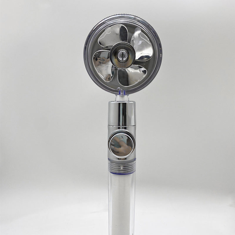 360° Rotating Water-Saving Shower Head – High Pressure ABS Fan Nozzle Rain Spray Bathroom Accessory