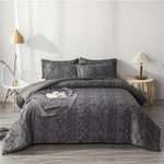Bohemian Quilt Cover Bedding Set – Ins Boho Craft, 3 or 4 Piece Soft Bed Sheets & Pillowcases
