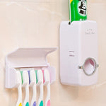 Modern Bathroom Accessories Set – Wall-Mounted & Countertop Organizer Kit for Toiletries