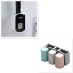 Wall Mounted Automatic Toothpaste Dispenser & Holder – Hands-Free Bathroom Accessories Set