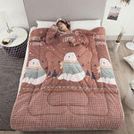 Winter Lazy Quilt with Sleeves – Wearable Blanket for Warmth, Comfort & Free Movement