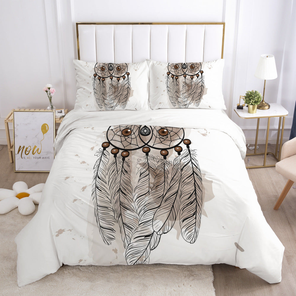3D Digital Bedding Set – Modern 3D Duvet Cover & Pillowcase Set for Bedroom Makeover
