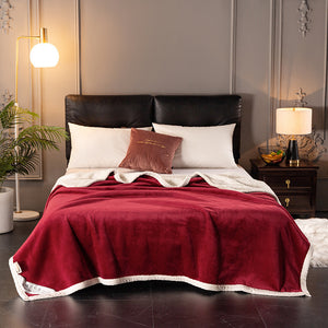 Double Fleece Blanket – Ultra-Thick, Soft & Warm Winter Throw for Bed & Sofa