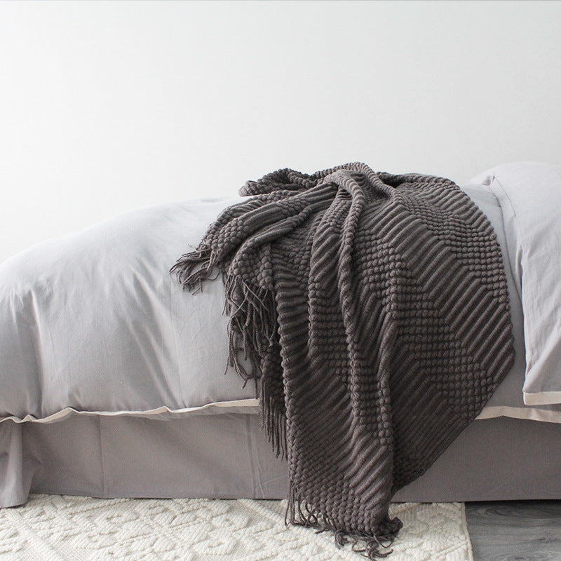 Small Nap Blanket – Soft, Lightweight Cozy Throw for Travel, Office & Home