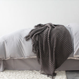 Small Nap Blanket – Soft, Lightweight Cozy Throw for Travel, Office & Home