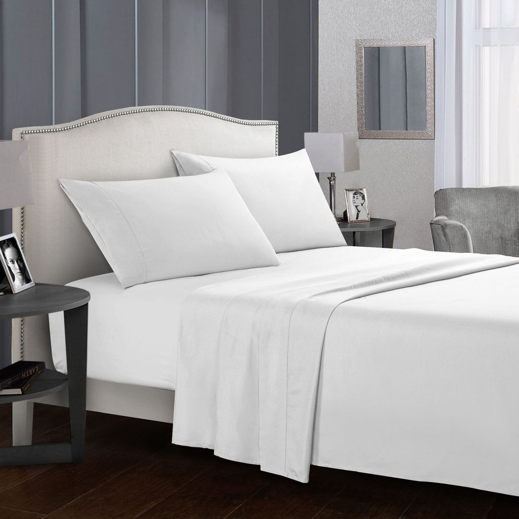 Luxury Four-Piece Bed Sheet Set – Soft, Breathable & Wrinkle-Resistant Bedding