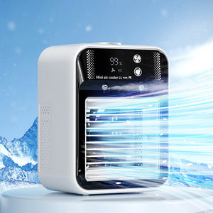 Portable Air Conditioner & Water Cooling Fan – Compact Air Cooler for Room, Office & Car