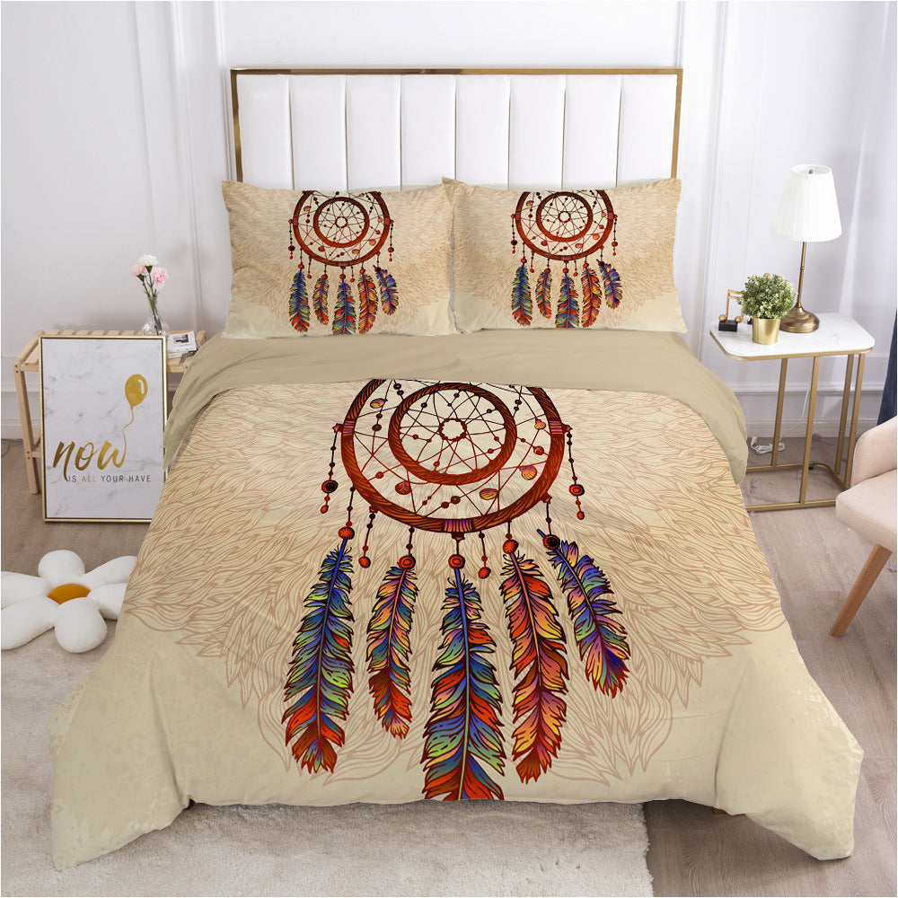3D Digital Bedding Set – Modern 3D Duvet Cover & Pillowcase Set for Bedroom Makeover