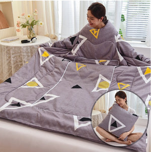 Winter Lazy Quilt with Sleeves – Wearable Blanket for Warmth, Comfort & Free Movement