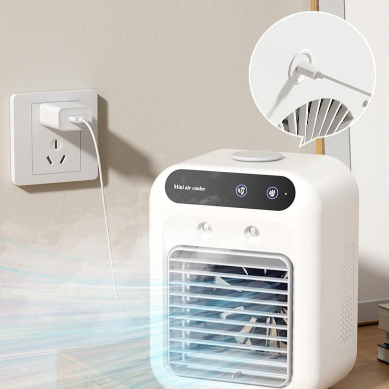 Portable Air Conditioner & Water Cooling Fan – Compact Air Cooler for Room, Office & Car