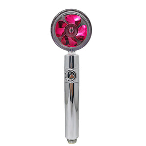 360° Rotating Water-Saving Shower Head – High Pressure ABS Fan Nozzle Rain Spray Bathroom Accessory
