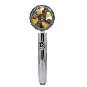 360° Rotating Water-Saving Shower Head – High Pressure ABS Fan Nozzle Rain Spray Bathroom Accessory