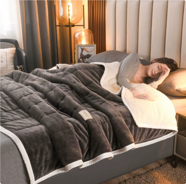 Luxury Fleece Blankets & Throws – Thick, Super Soft Winter Blanket for Bed & Sofa