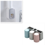 Wall Mounted Automatic Toothpaste Dispenser & Holder – Hands-Free Bathroom Accessories Set